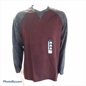 Eddie Bauer Mens Pullover Burgundy Sz L